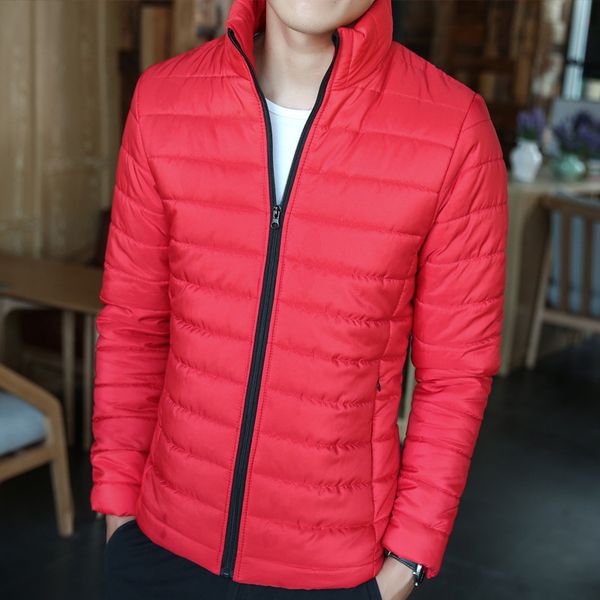 men's coat short collar cotton-padded jacket warm slim winter padded cotton-padded jacket men's clothing, Black
men's coat short collar cotton-padded jacket warm slim winter padded cotton-padded jacket men's clothing, Black