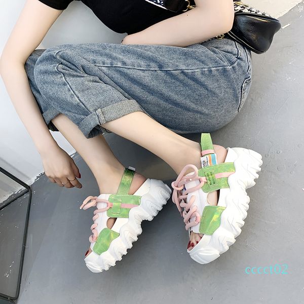 новизна кросс-ремень open toe спорт сандалии женщины повседневная платформа клин сандалии лето открытый прохладный пляжная обувь женщины 202, Black
новизна кросс-ремень open toe спорт сандалии женщины повседневная платформа клин сандалии лето открытый прохладный пляжная обувь женщины 202, Black