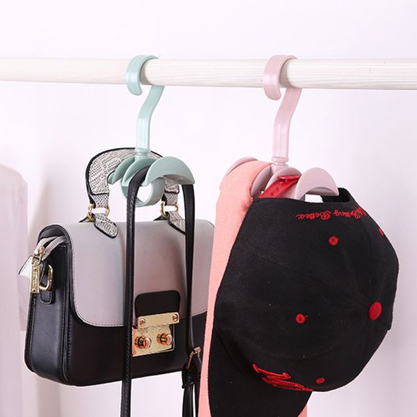 multi-function travel hook can be rotated tie scarf belt bag hook simple fashion hooks