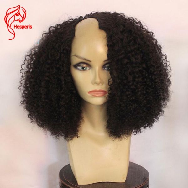 lace wigs hesperis 250 density afro kinky curl human hair 1x4 opening brazilian remy u part curly short, Black;brown
lace wigs hesperis 250 density afro kinky curl human hair 1x4 opening brazilian remy u part curly short, Black;brown