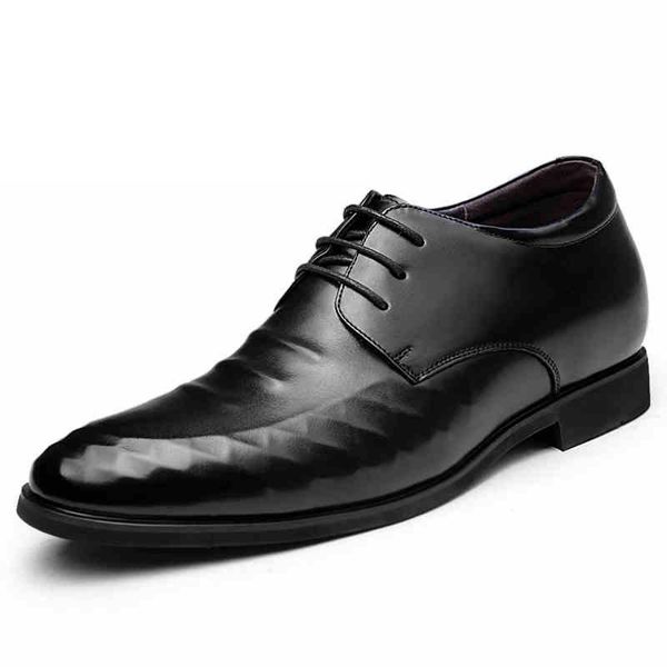 promotion men's leather shoes height increase elevated derby formal dress shoe for wedding eur size 39, Black
promotion men's leather shoes height increase elevated derby formal dress shoe for wedding eur size 39, Black