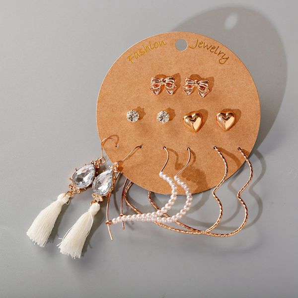 2020 vintage gold color heart alloy earrings set for woman ethnic boho white long drop earrings pearl jewelry, Silver
2020 vintage gold color heart alloy earrings set for woman ethnic boho white long drop earrings pearl jewelry, Silver