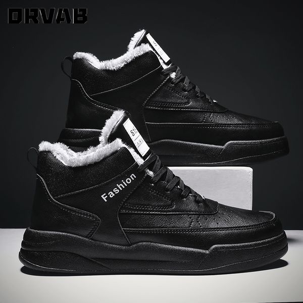 winter boots men boots fashion leather ankle comfortable waterproof snow high shoes warm fur male footwear zapatillas, Black
winter boots men boots fashion leather ankle comfortable waterproof snow high shoes warm fur male footwear zapatillas, Black