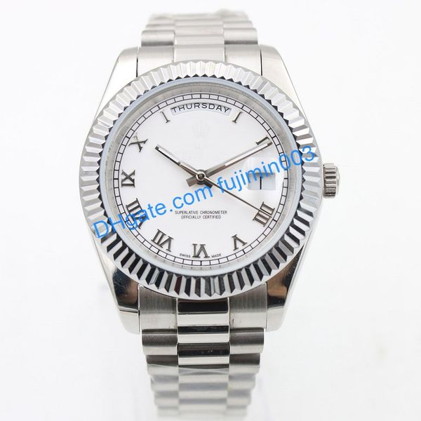 classic men 40mm automatic mechanical watch royal oak no battery sweeping stainless steel clock daydate model watches 79, Slivery;brown
classic men 40mm automatic mechanical watch royal oak no battery sweeping stainless steel clock daydate model watches 79, Slivery;brown