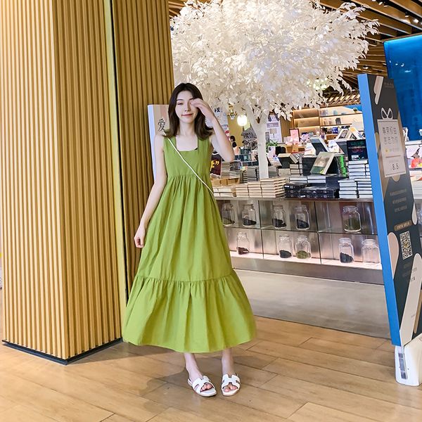 new summer korean version of the dress fairy super fairy mori-style temperament was thin avocado green popular dress sweet, Black;gray
new summer korean version of the dress fairy super fairy mori-style temperament was thin avocado green popular dress sweet, Black;gray