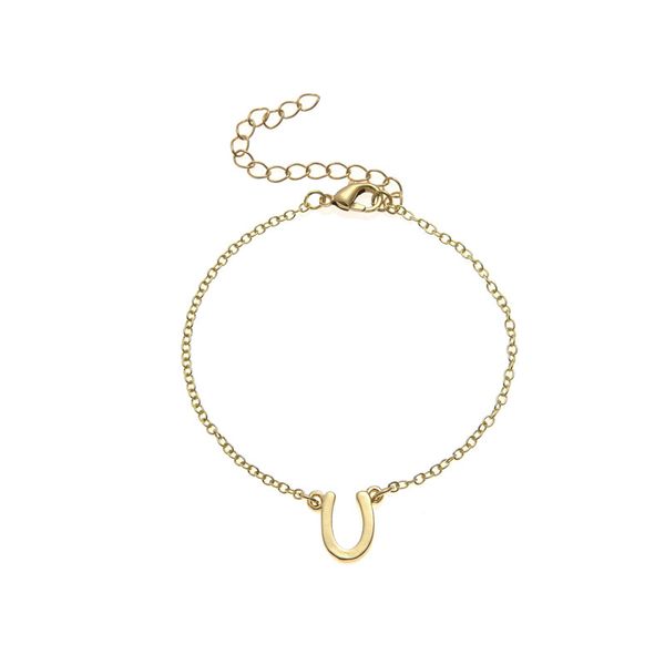 lucky horseshoe charm bracelet horse shoe hoof bracelets simple alphabet initial name letter alphabet u shape bracelets jewelry, Golden;silver
lucky horseshoe charm bracelet horse shoe hoof bracelets simple alphabet initial name letter alphabet u shape bracelets jewelry, Golden;silver