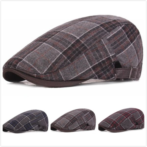 winter thick hat scottish tartan pattern adjustable outdoor travel newsboy beret cap for men cabbie flat cap, Blue;gray
winter thick hat scottish tartan pattern adjustable outdoor travel newsboy beret cap for men cabbie flat cap, Blue;gray