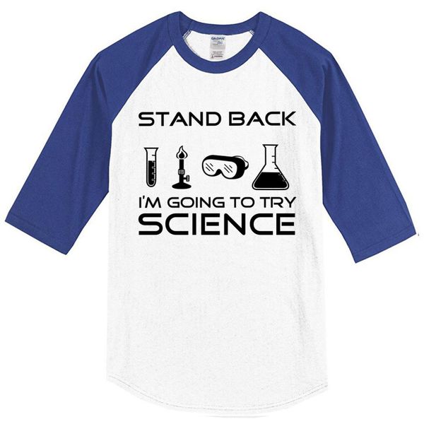 t-shirt stand back i'm going to try science 2019 men's t-shirts summer three quarter sleeve casual cotton tshirt streetwear, White;black
t-shirt stand back i'm going to try science 2019 men's t-shirts summer three quarter sleeve casual cotton tshirt streetwear, White;black