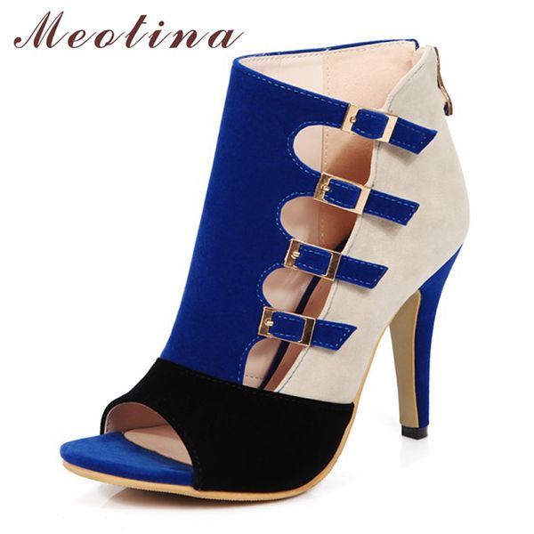 meotina women shoes high heels gladiator shoes plus size 34-46 summer party pumps red buckle high heel zip chaussure femme, Black
meotina women shoes high heels gladiator shoes plus size 34-46 summer party pumps red buckle high heel zip chaussure femme, Black