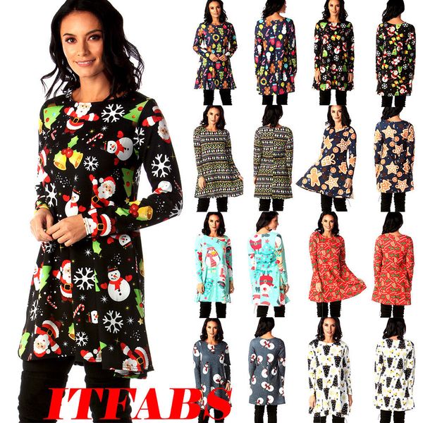 hirigin christmas dress women long sleeve xmas dress santa deer christmas party short mini home women clothes, Black;gray
hirigin christmas dress women long sleeve xmas dress santa deer christmas party short mini home women clothes, Black;gray