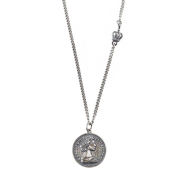 s925 sterling silver short necklace women ladies hipster simple personality retro portrait coin clavicle chain korean jewelry
s925 sterling silver short necklace women ladies hipster simple personality retro portrait coin clavicle chain korean jewelry