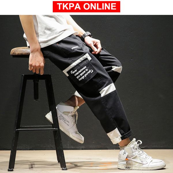 streetwear color block joggers men pants 2020 cargo pants fashions patchwork hip hop harem baggy pockets trousers, Black
streetwear color block joggers men pants 2020 cargo pants fashions patchwork hip hop harem baggy pockets trousers, Black