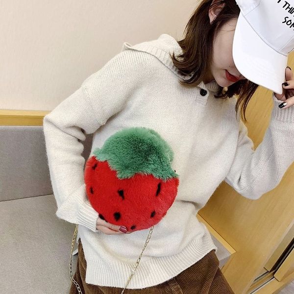 2020 new ladies chain bag cute plush watermelon mini bag children student shoulder women
2020 new ladies chain bag cute plush watermelon mini bag children student shoulder women