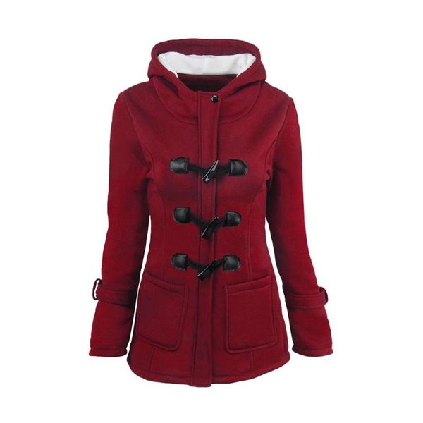 wine red women casual winter coat outerwear warm hooded horn button pockets overcoat plus size autumn thick outerwear s-6xl, Tan;black
wine red women casual winter coat outerwear warm hooded horn button pockets overcoat plus size autumn thick outerwear s-6xl, Tan;black