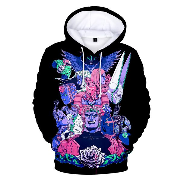 2019 latest anime sweatshirt jojo hooded sweatshirt popular anime jojo harajuku hoodie long-sleeved pullover streetwear, Black
2019 latest anime sweatshirt jojo hooded sweatshirt popular anime jojo harajuku hoodie long-sleeved pullover streetwear, Black