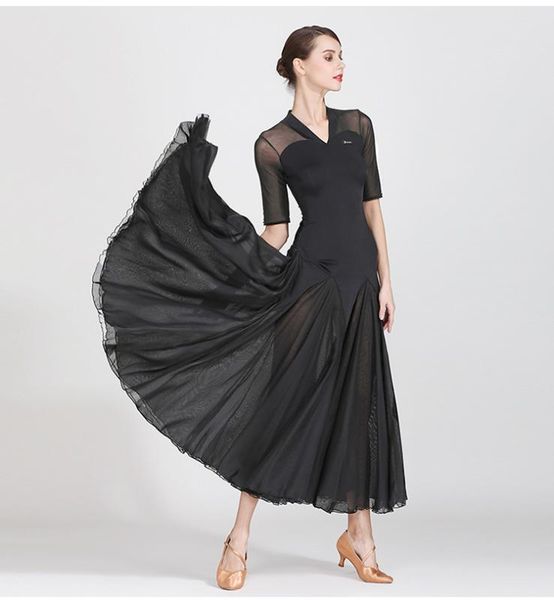 women modern dance wear ballroom dance training dress ball dancing costumes waltz tango rumba lace full-skirted dress, Black;red
women modern dance wear ballroom dance training dress ball dancing costumes waltz tango rumba lace full-skirted dress, Black;red