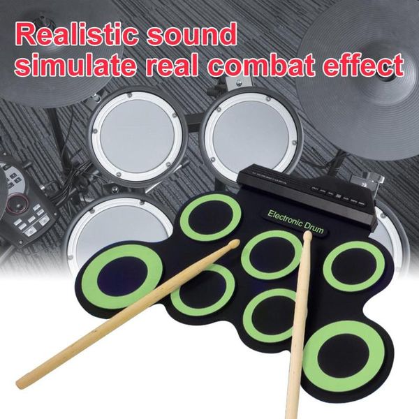 usb digital roll-up drum set with drumsticks foot pedals for beginners children
usb digital roll-up drum set with drumsticks foot pedals for beginners children