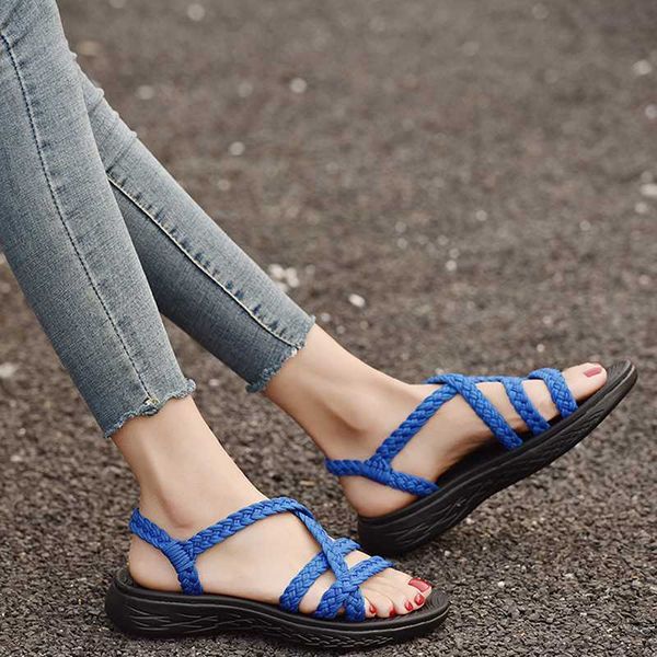 ladies casual flat sandals 2020 fashion summer shoes woman open toe rope sandals non-slip beach chaussures slip-on, Black
ladies casual flat sandals 2020 fashion summer shoes woman open toe rope sandals non-slip beach chaussures slip-on, Black