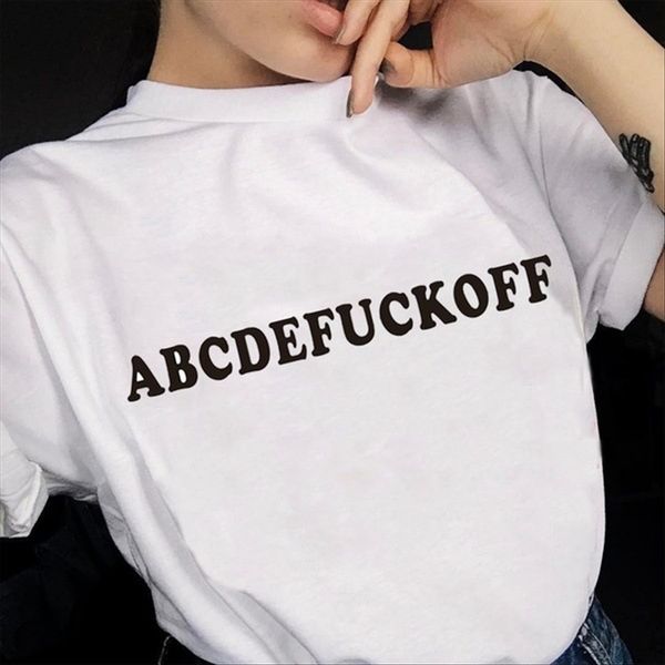 2019 abcdefuckoff personalized letters polyester 2019 women's abcdefuckoff personalized cotton t-shirt letters women's polyester c, White
2019 abcdefuckoff personalized letters polyester 2019 women's abcdefuckoff personalized cotton t-shirt letters women's polyester c, White