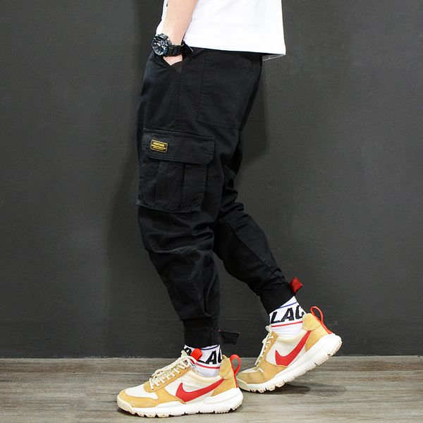 men's jeans fashion japanese style mens jogger pants red black green color loose fit multi pockets cargo men hip hop homme, Blue
men's jeans fashion japanese style mens jogger pants red black green color loose fit multi pockets cargo men hip hop homme, Blue