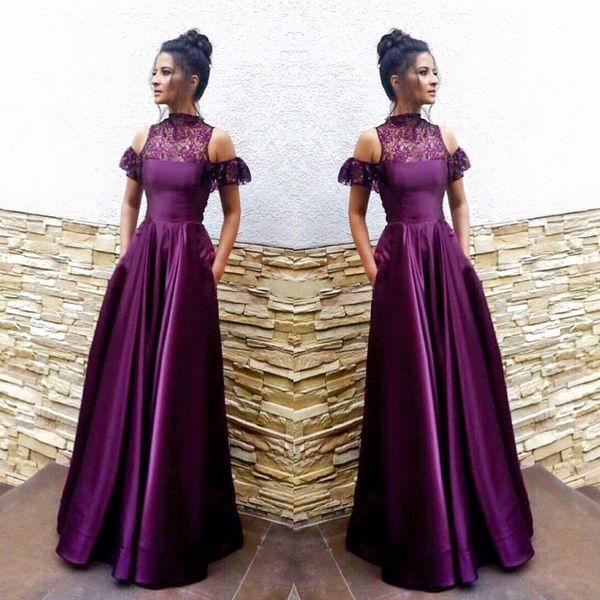 purple a line high neck zuhair murad elegant evening formal dresses 2019 long prom dresses satin stretch with beads, Black;red
purple a line high neck zuhair murad elegant evening formal dresses 2019 long prom dresses satin stretch with beads, Black;red