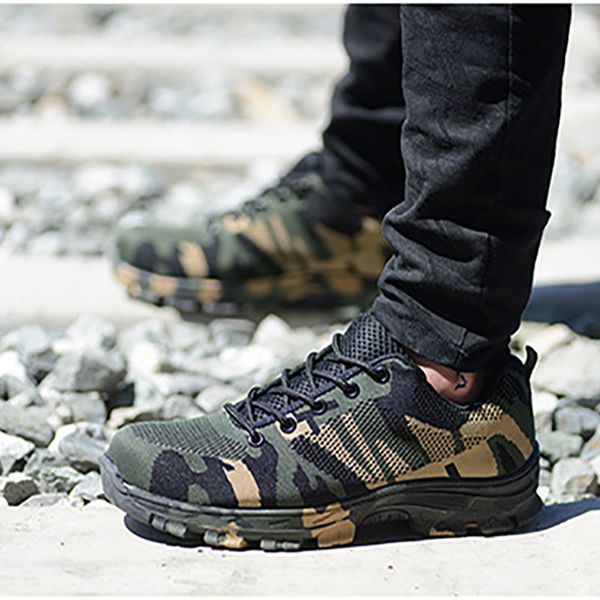 summer work & safety boots construction men camouflage puncture proof breathable indestructible safety shoes steel toe plus, Black
summer work & safety boots construction men camouflage puncture proof breathable indestructible safety shoes steel toe plus, Black