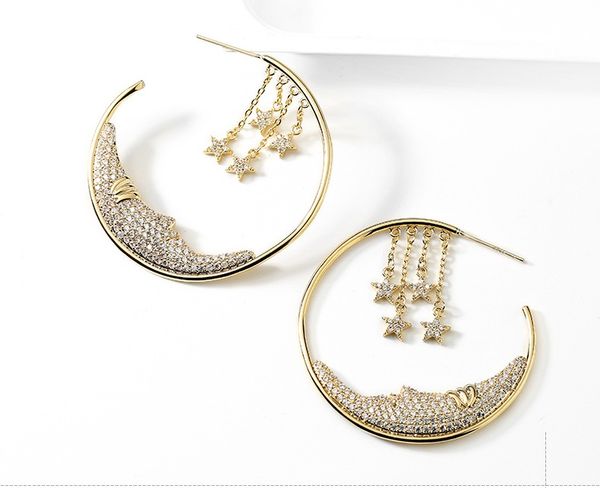 high-quality instagram exaggerated large circle tassel star diamond earrings french-style earrings for chic lady, gift for girlfriend, Black;brown
high-quality instagram exaggerated large circle tassel star diamond earrings french-style earrings for chic lady, gift for girlfriend, Black;brown