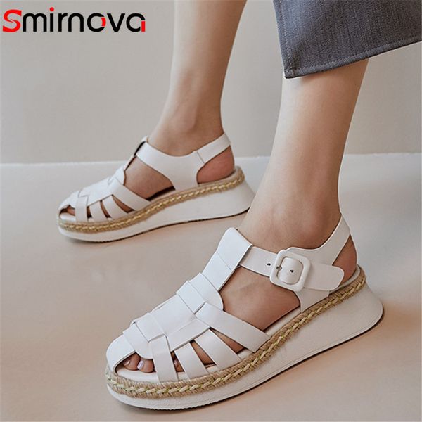 smirnova 2020 new arrive women sandals hollow out summer wedges sandals buckle solid colors comfortable casual shoes ladies, Black
smirnova 2020 new arrive women sandals hollow out summer wedges sandals buckle solid colors comfortable casual shoes ladies, Black