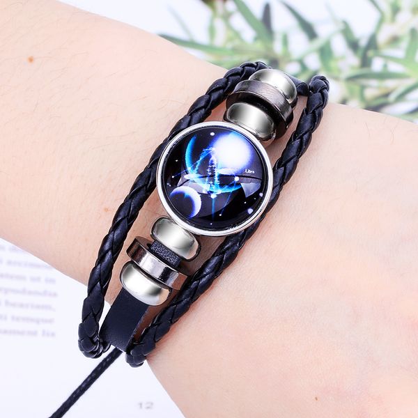 new 12 constellation luminous bracelet pu leather hand-woven charm bracelets men women fashion jewelry gift support fba drop shipping m342f, Golden;silver
new 12 constellation luminous bracelet pu leather hand-woven charm bracelets men women fashion jewelry gift support fba drop shipping m342f, Golden;silver