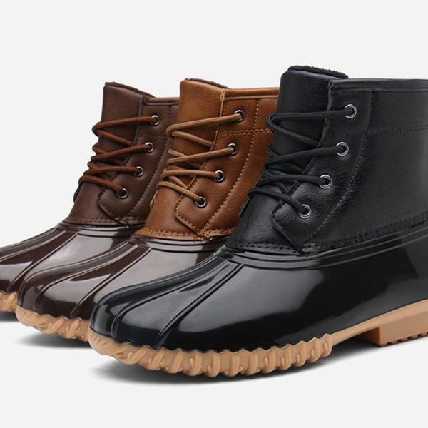 winter shoes women lace up ankle rain duck boots with fur warm waterproof snow shoes ladies winter short booties big size 53, Black
winter shoes women lace up ankle rain duck boots with fur warm waterproof snow shoes ladies winter short booties big size 53, Black