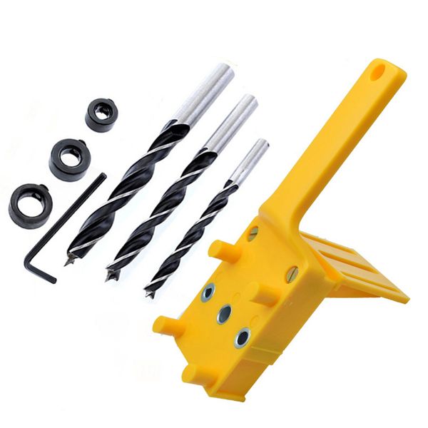 doweling jig 6 8 10mm handheld pocket hole jig set woodworking wood dowel self-centering puncher drill guide locator
doweling jig 6 8 10mm handheld pocket hole jig set woodworking wood dowel self-centering puncher drill guide locator