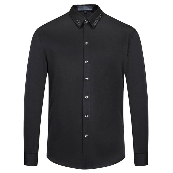 wholesale spring and autumn 2020 new brand casual long sleeve men's shirts cotton formal business check men's dress s, White;black 
wholesale spring and autumn 2020 new brand casual long sleeve men's shirts cotton formal business check men's dress s, White;black