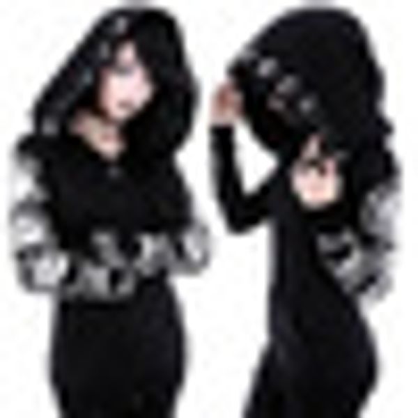 vintage gothic hooded jacket witch wizard cosplay costume lady zip coat outwear, Black;brown
vintage gothic hooded jacket witch wizard cosplay costume lady zip coat outwear, Black;brown