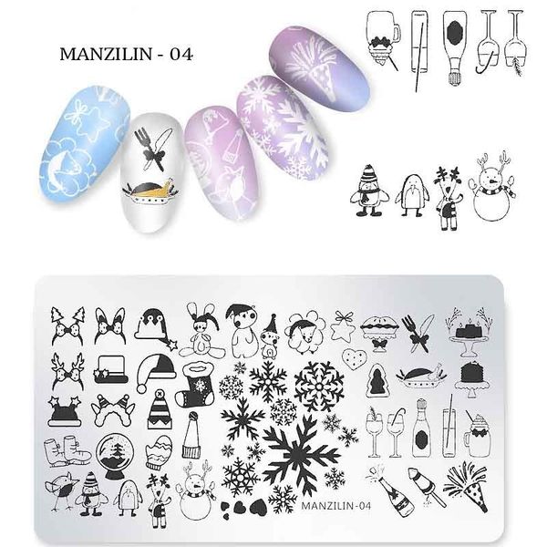 new christmas nail stamping plates snowflakes santa claus winter nail art stamp template image plate stencil diy manicure tools, White
new christmas nail stamping plates snowflakes santa claus winter nail art stamp template image plate stencil diy manicure tools, White