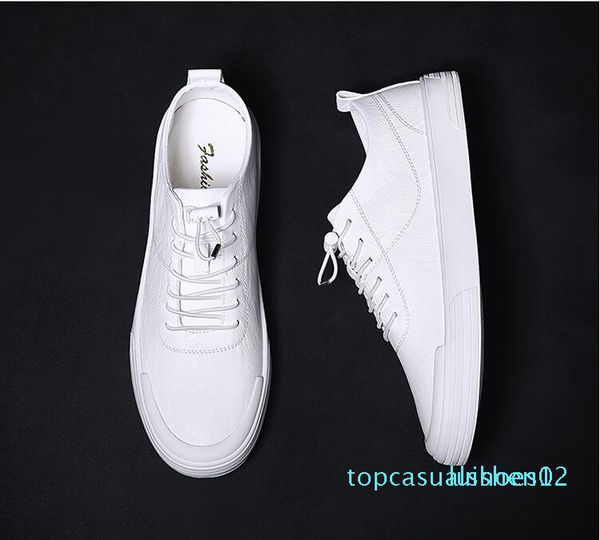 european station men's shoes 2019 new small white shoes male korean version of the wild flat leather lace casual shoes t12, Black
european station men's shoes 2019 new small white shoes male korean version of the wild flat leather lace casual shoes t12, Black