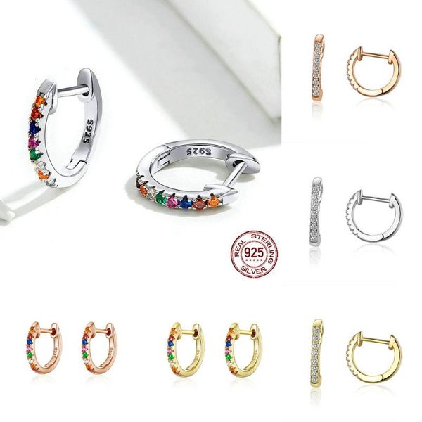 colors 6 sparkling circle earrings for women silver 925 rose gold color wedding statement jewelry brincos -c, Golden;silver
colors 6 sparkling circle earrings for women silver 925 rose gold color wedding statement jewelry brincos -c, Golden;silver