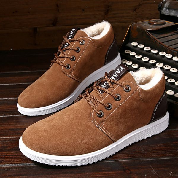 mazefeng new 2017 winter shoes men suede male casual shoes men keep warm with velvet solid flats lace-up short plush, Black
mazefeng new 2017 winter shoes men suede male casual shoes men keep warm with velvet solid flats lace-up short plush, Black