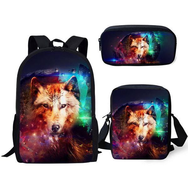 3pcs/set school backpack for boys girls cool moon wolf print bookbag baby kids student customize image satchel mochila daypack
3pcs/set school backpack for boys girls cool moon wolf print bookbag baby kids student customize image satchel mochila daypack