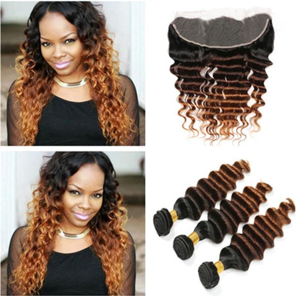 deep wave malaysian virgin human hair 3tone ombre 3pcs bundles with frontal 1b/4/30 auburn ombre full lace frontal closure with weaves, Black;brown
deep wave malaysian virgin human hair 3tone ombre 3pcs bundles with frontal 1b/4/30 auburn ombre full lace frontal closure with weaves, Black;brown