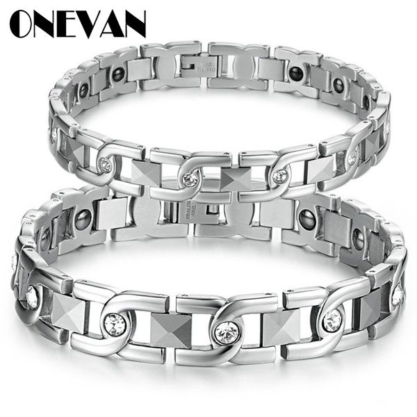 cubic zirconia magnetic therapy germanium chain couple bracelets arthritis pain relief hologram bracelet lovers' anniversary day, Golden;silver
cubic zirconia magnetic therapy germanium chain couple bracelets arthritis pain relief hologram bracelet lovers' anniversary day, Golden;silver