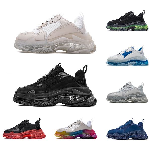 paris 17fw triple s designer casual shoes old dad sneakers triple black white bubble soles mens womens platform sports
paris 17fw triple s designer casual shoes old dad sneakers triple black white bubble soles mens womens platform sports