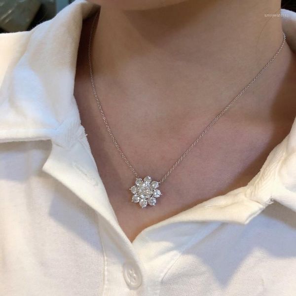 pendant necklaces necklace flower 3a drill 925 sterling silver for women's high jewelry christmas party gift1
pendant necklaces necklace flower 3a drill 925 sterling silver for women's high jewelry christmas party gift1