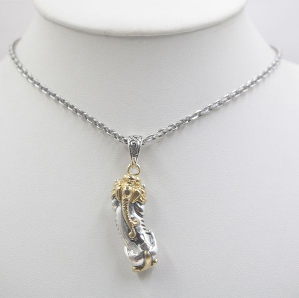 sterling s925 silver pendant suitable for men women luck pixiu pendant 48*13mm, Blue;slivery
sterling s925 silver pendant suitable for men women luck pixiu pendant 48*13mm, Blue;slivery