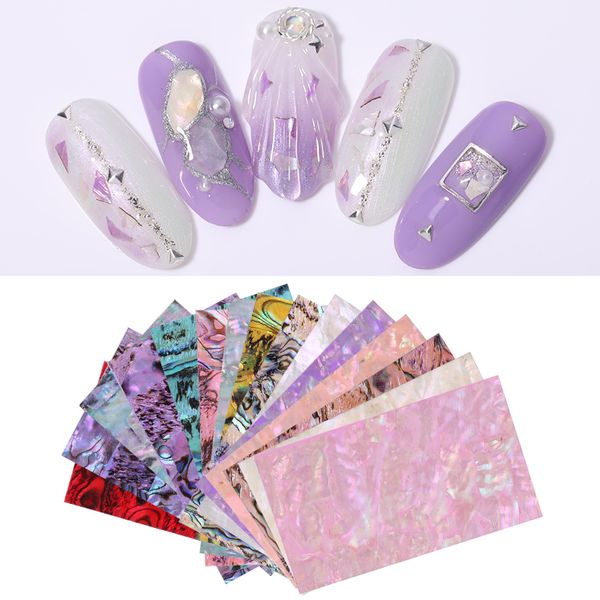 shell nail art stickers gradient flakes pearlescent nail foil seaside design 3d nails adhesive stickers decals decorations, Black
shell nail art stickers gradient flakes pearlescent nail foil seaside design 3d nails adhesive stickers decals decorations, Black