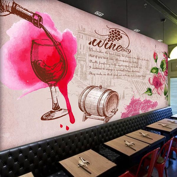 custom any size mural wallpaper 3d hand painted wine flowers english letter bar winery background wall decor pvc 3d wall sticker
custom any size mural wallpaper 3d hand painted wine flowers english letter bar winery background wall decor pvc 3d wall sticker
