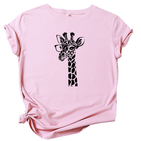 women's t-shirt dreamlikelin cotton t-shirts for women eye glasses giraffe print kawaii t shirt girl plus size summer short sleeve, White
women's t-shirt dreamlikelin cotton t-shirts for women eye glasses giraffe print kawaii t shirt girl plus size summer short sleeve, White