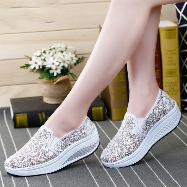 women's sneakers sports shoes mirror colorful sequin shoes women's walking with rocking dance thick bottom female l1-28
women's sneakers sports shoes mirror colorful sequin shoes women's walking with rocking dance thick bottom female l1-28