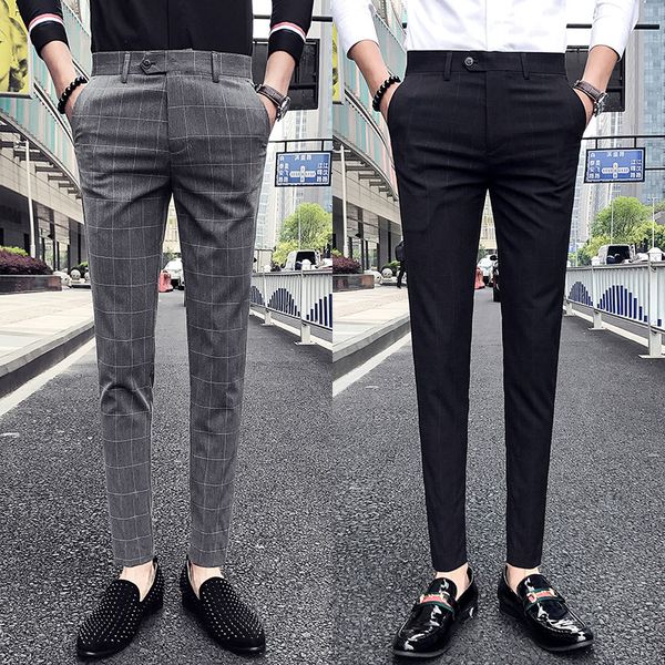 yasuguoji 2020 fashion male spring stripe pants business casual trousers men's pure cotton leisure suit pants men, White;black
yasuguoji 2020 fashion male spring stripe pants business casual trousers men's pure cotton leisure suit pants men, White;black