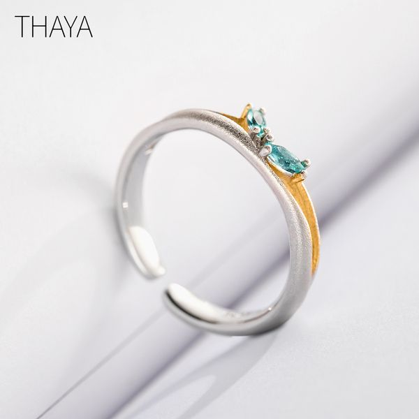 thaya original break through female rings s925 silver simple personality adjustable finger zircon ring romantic for women
thaya original break through female rings s925 silver simple personality adjustable finger zircon ring romantic for women
