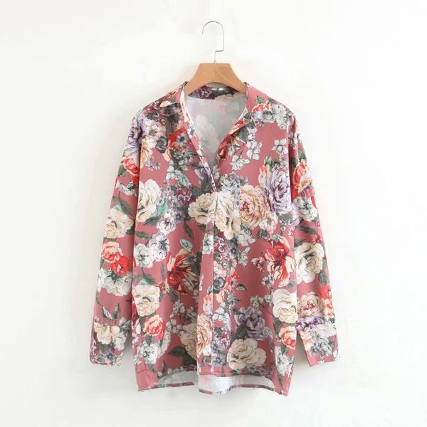 vintage chic women floral print blouse stylish elegant ladies lapel collar long sleeve shirts casual blusas mujer, White
vintage chic women floral print blouse stylish elegant ladies lapel collar long sleeve shirts casual blusas mujer, White
